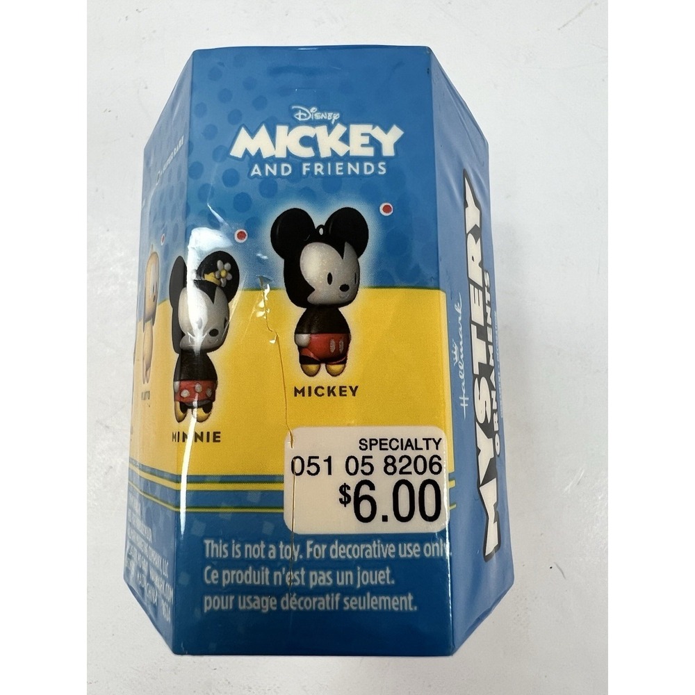 Hallmark Disney Mickey & Friends Mystery Ornament Unisex OS Blue New Sealed - Picture 3 of 12